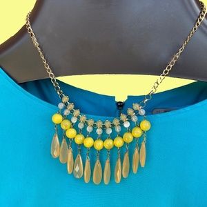 Yellow Bead Necklace